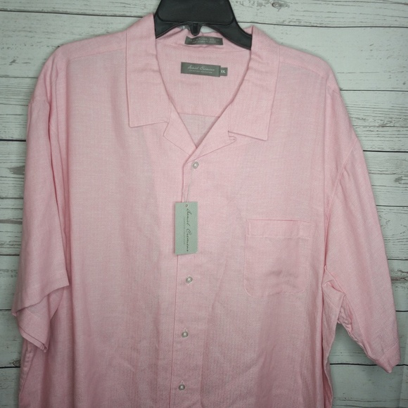 DANIEL CREMIEUX SIGNATURE LINEN MEN'S 2XLSHIRT